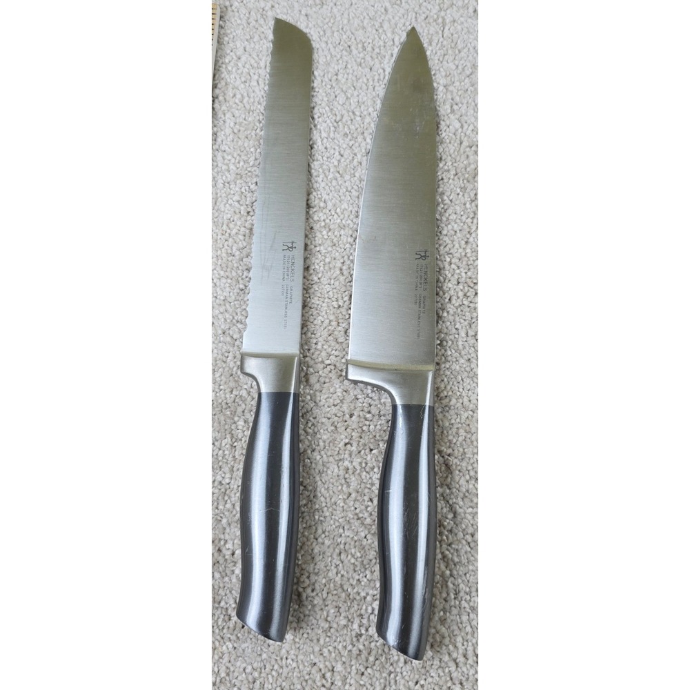 J.A. Henckels International Graphite 8" Chef & Bread Knife 2-Pc Set